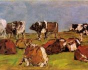 尤金 布丹 : Cows in a Field
